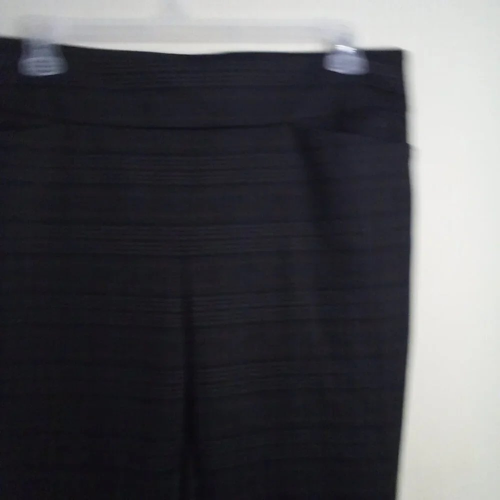 Dalia Pants Women XL Straight Leg Classic Plaid Gray Tan